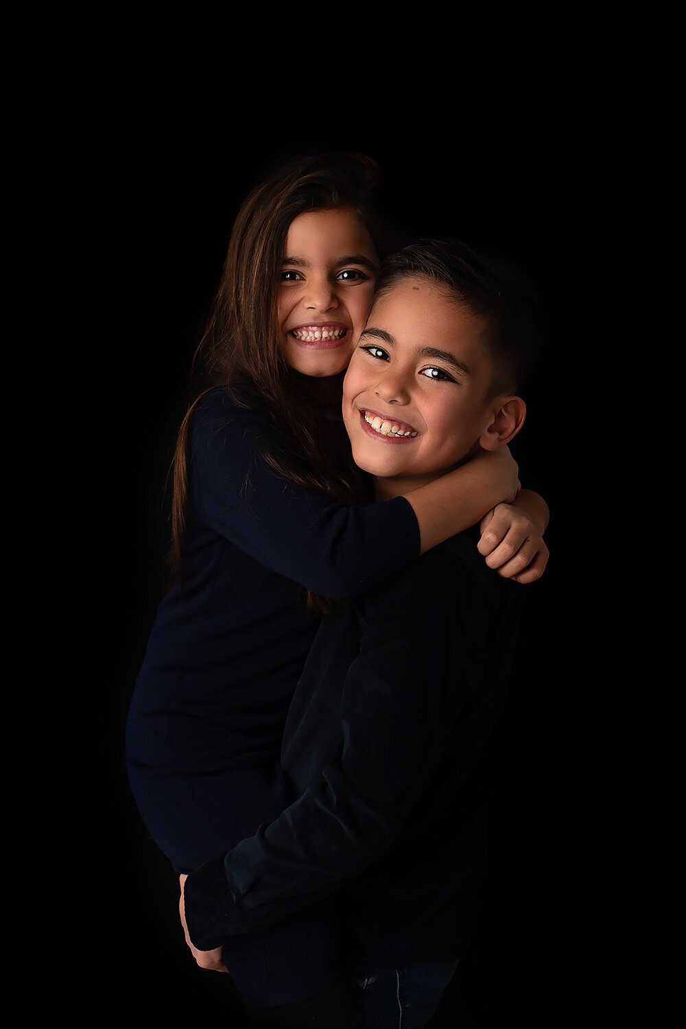 broer en zus fotosessie