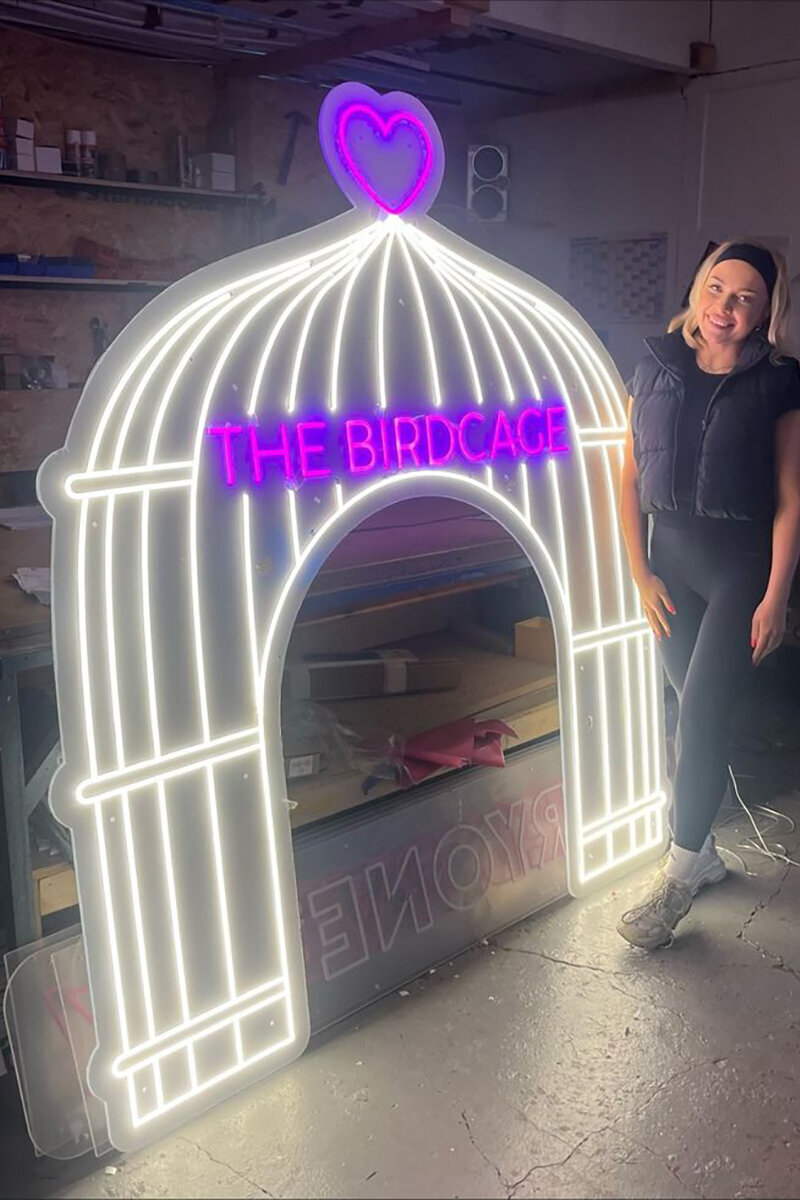 ellis-signs-bespoke-led-neon-birdcage-sign-newcastle-gateshead-north-east