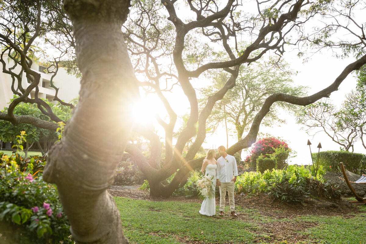 Big Island Wedding photography - Outrigger Kona