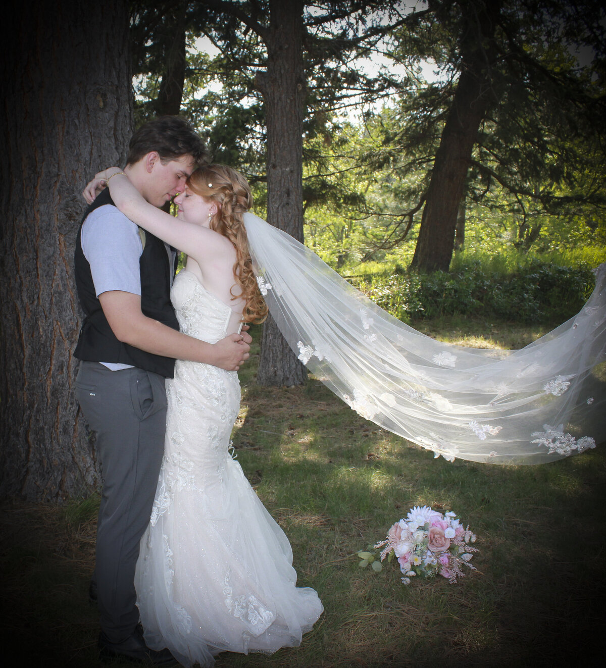 Dreamy image of Bride and Groom