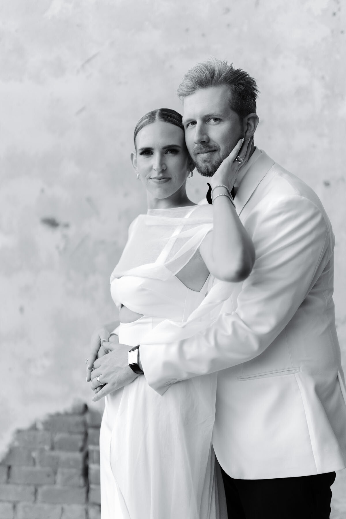 Documentary style wedding image from a contemporary Phoenix celebration.