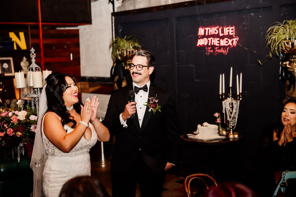 Archer Inspired Photography - Christina and Jake Wedding - Smog Shoppe Los Angeles - Reception-218
