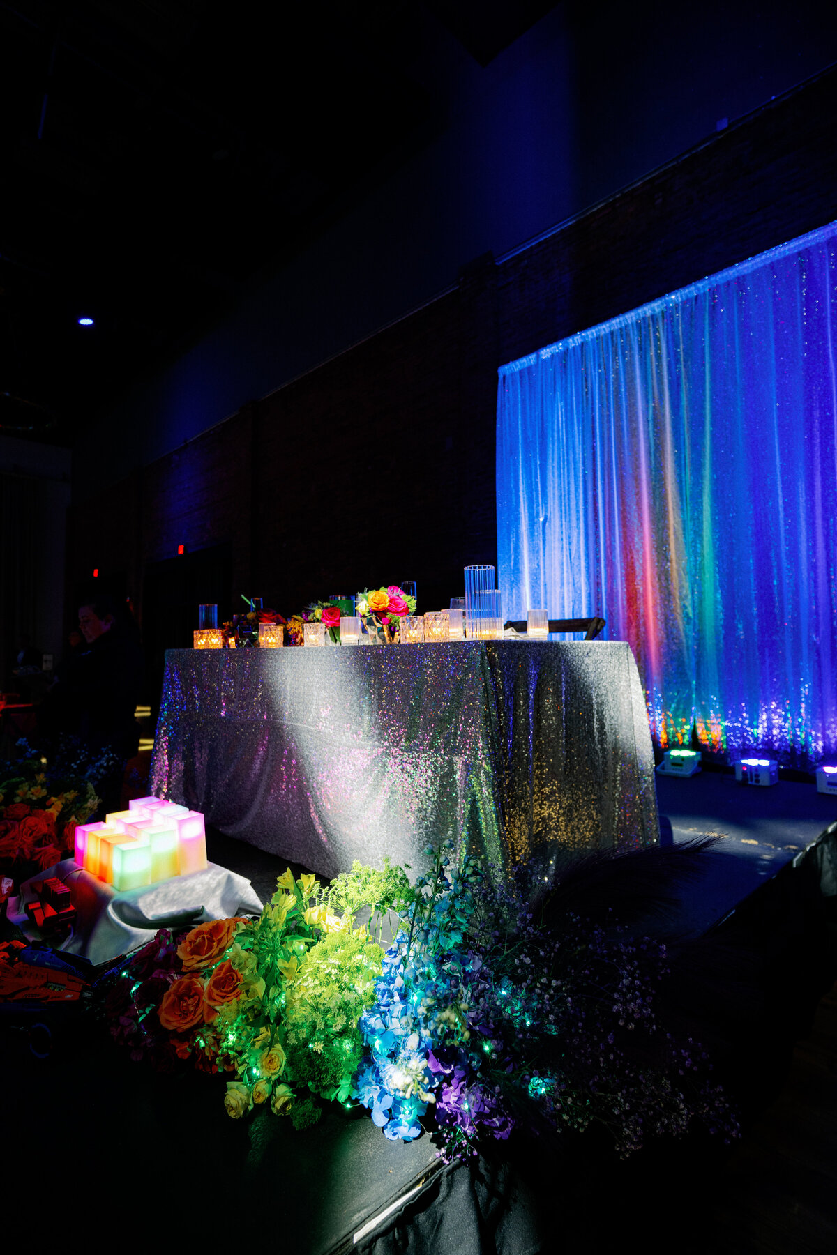 41 - Armature Works The Gathering Wedding Sweetheart Table - Tampa Wedding Planner