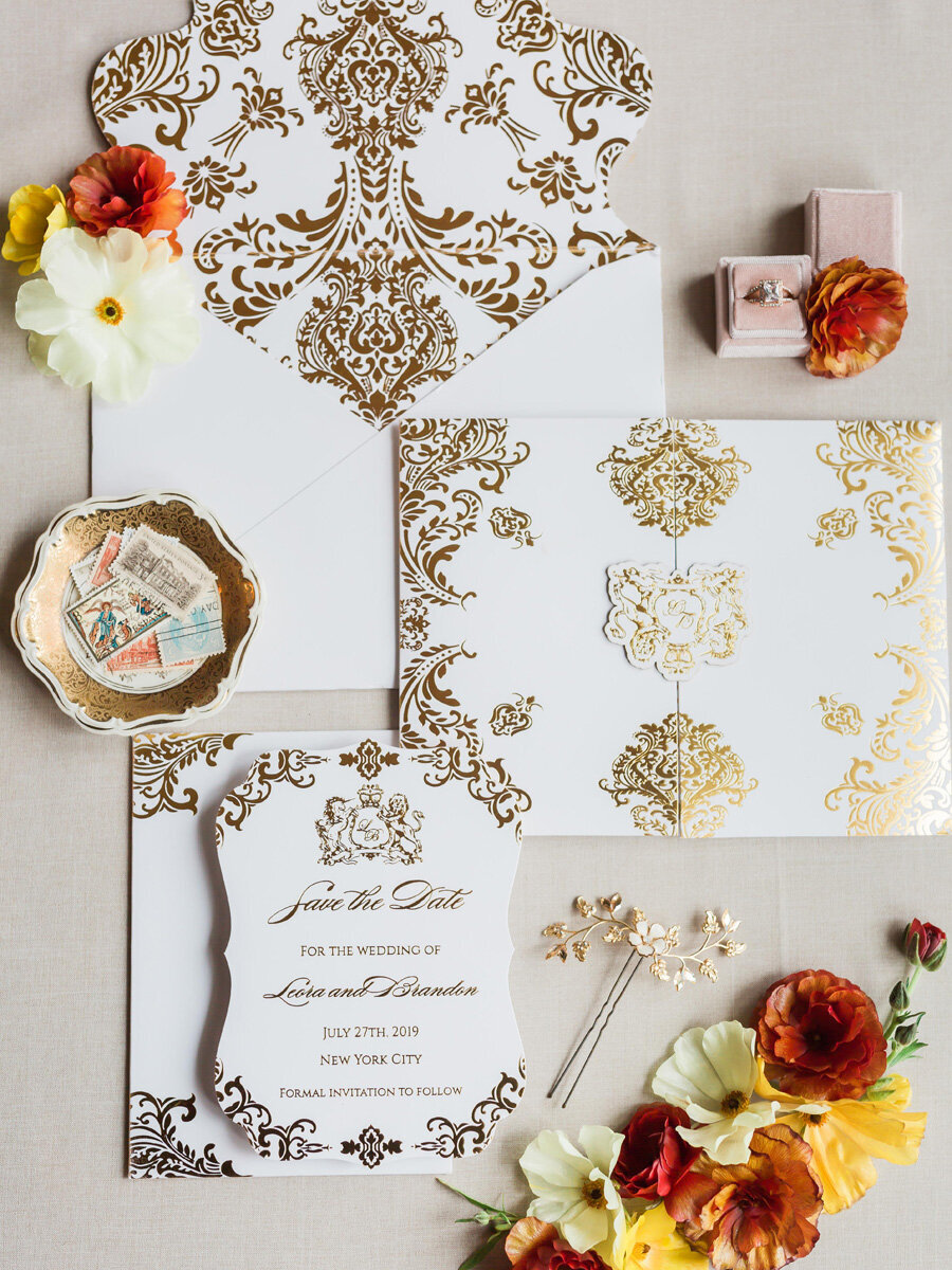 wedding stationery custom invitation suite plume and stone 49