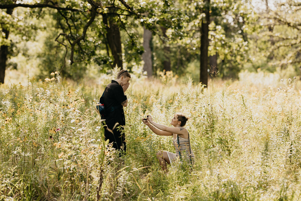 Audrey and Addie Proposal by Mycah Bain Photography-12
