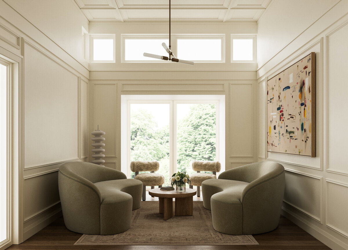 living room rendering