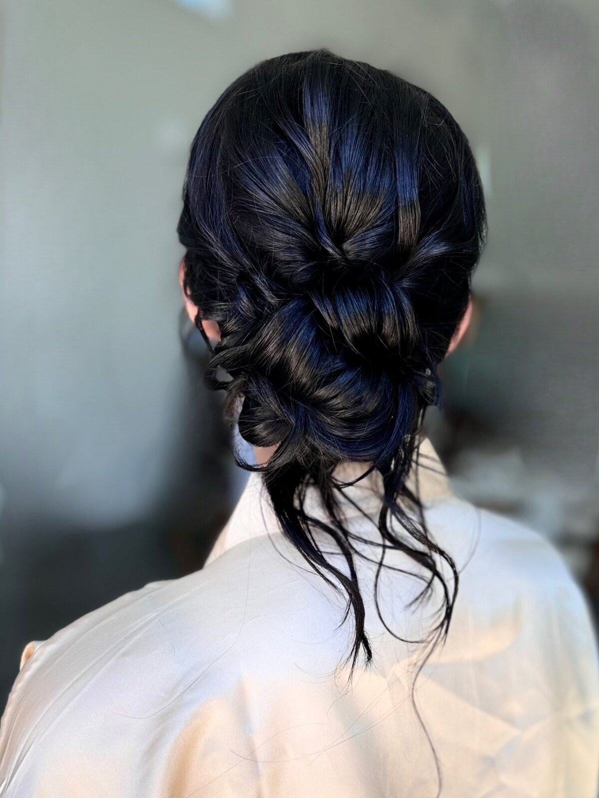 textured updo