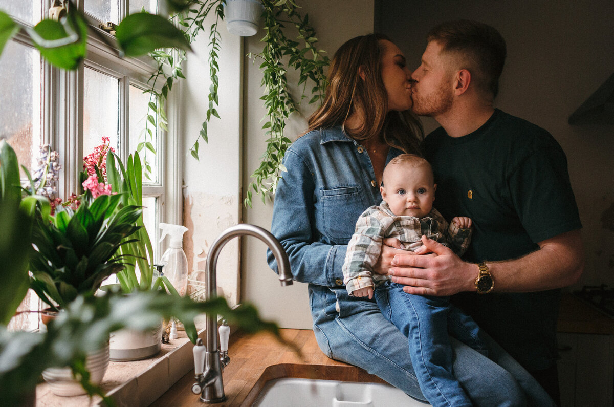 Family photography at home