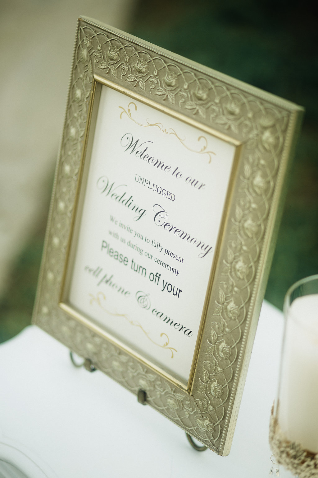 Wedding Photograph Of Welcome Signage Los Angeles