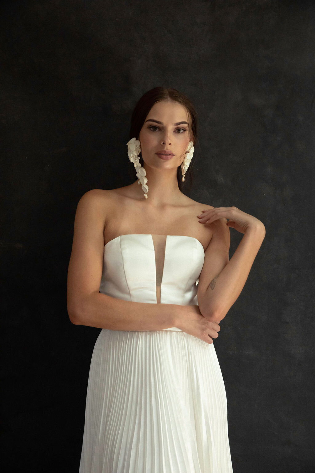 Bride with natural makeup look