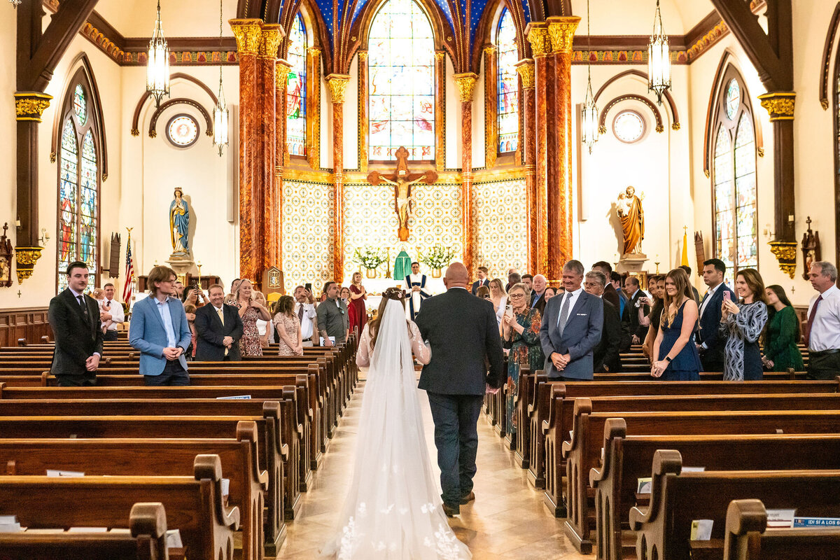 St Mary's Cathedral Wedding Austin Texas