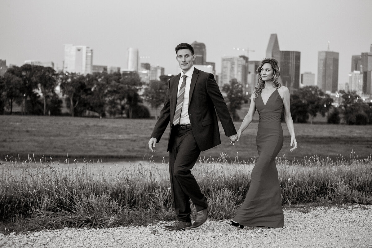 Dallas skyline engagement photos Hampton Morrow 0048