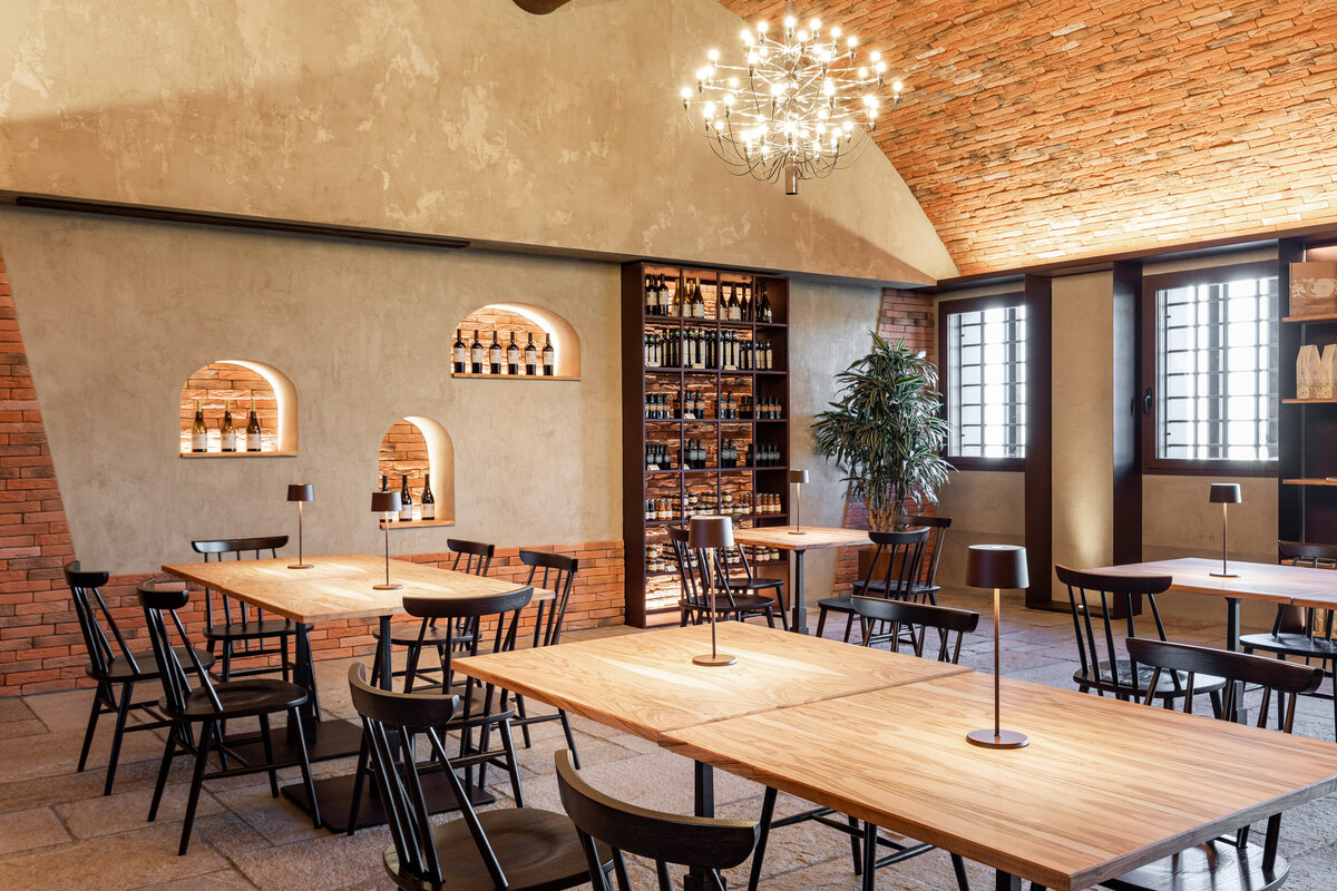 Waterstone - Palazzo di Varignana- Near Bologna - Luxury Boutique Hotel - La Cantina - Indoor