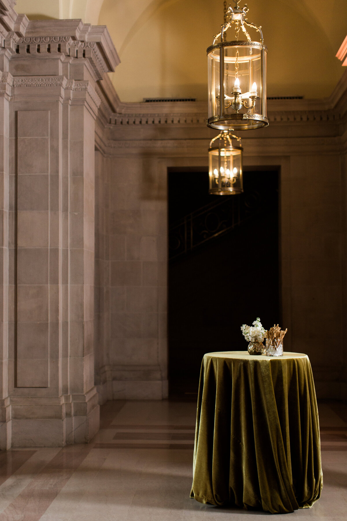 This stunning photo was captured by photographer Sarah Bradshaw at The Mellon Auditorium in Washington D.C., known for being one of the best luxury venues in the city with a European flair.