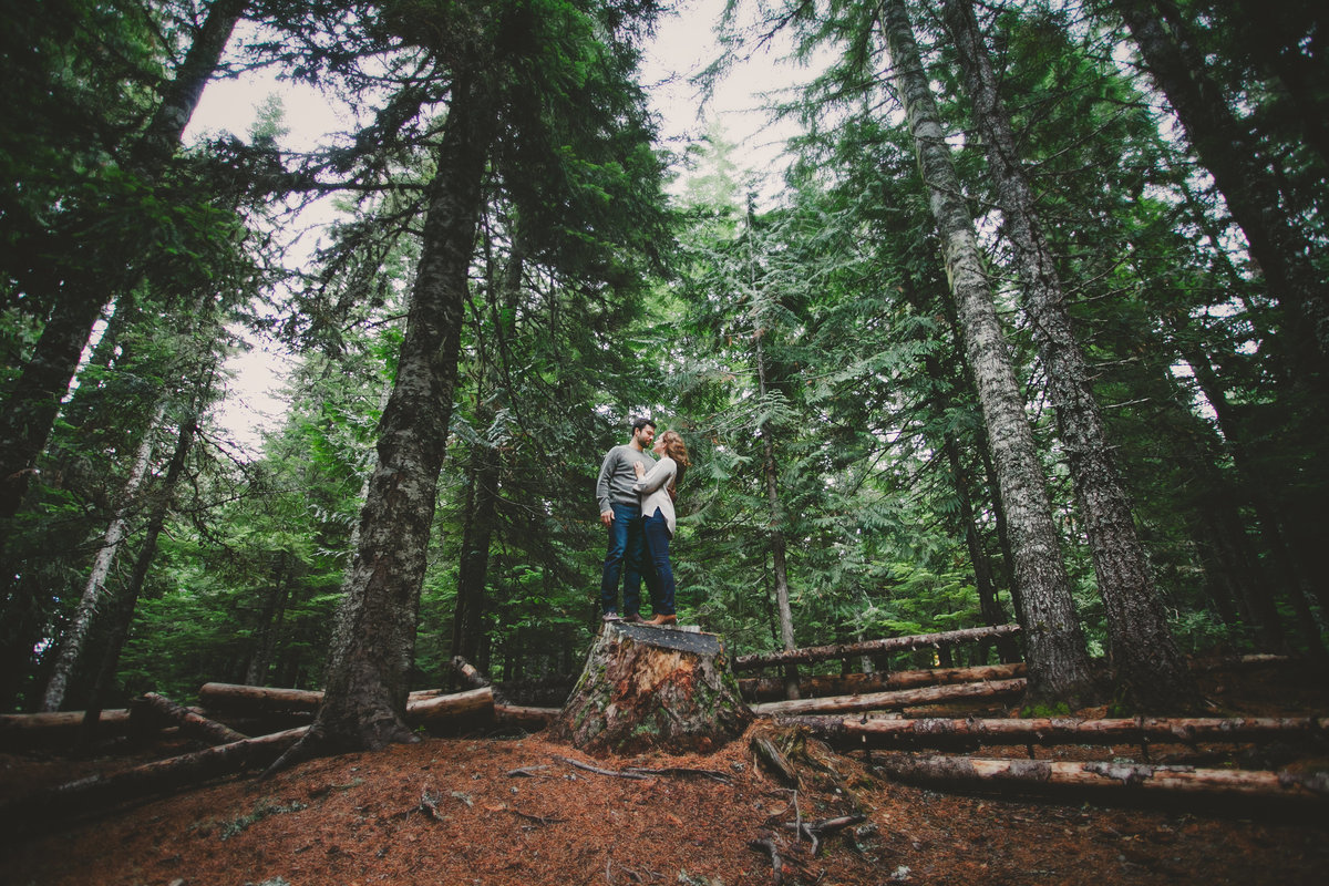 Oregon woods engagement session | Susie Moreno Photography
