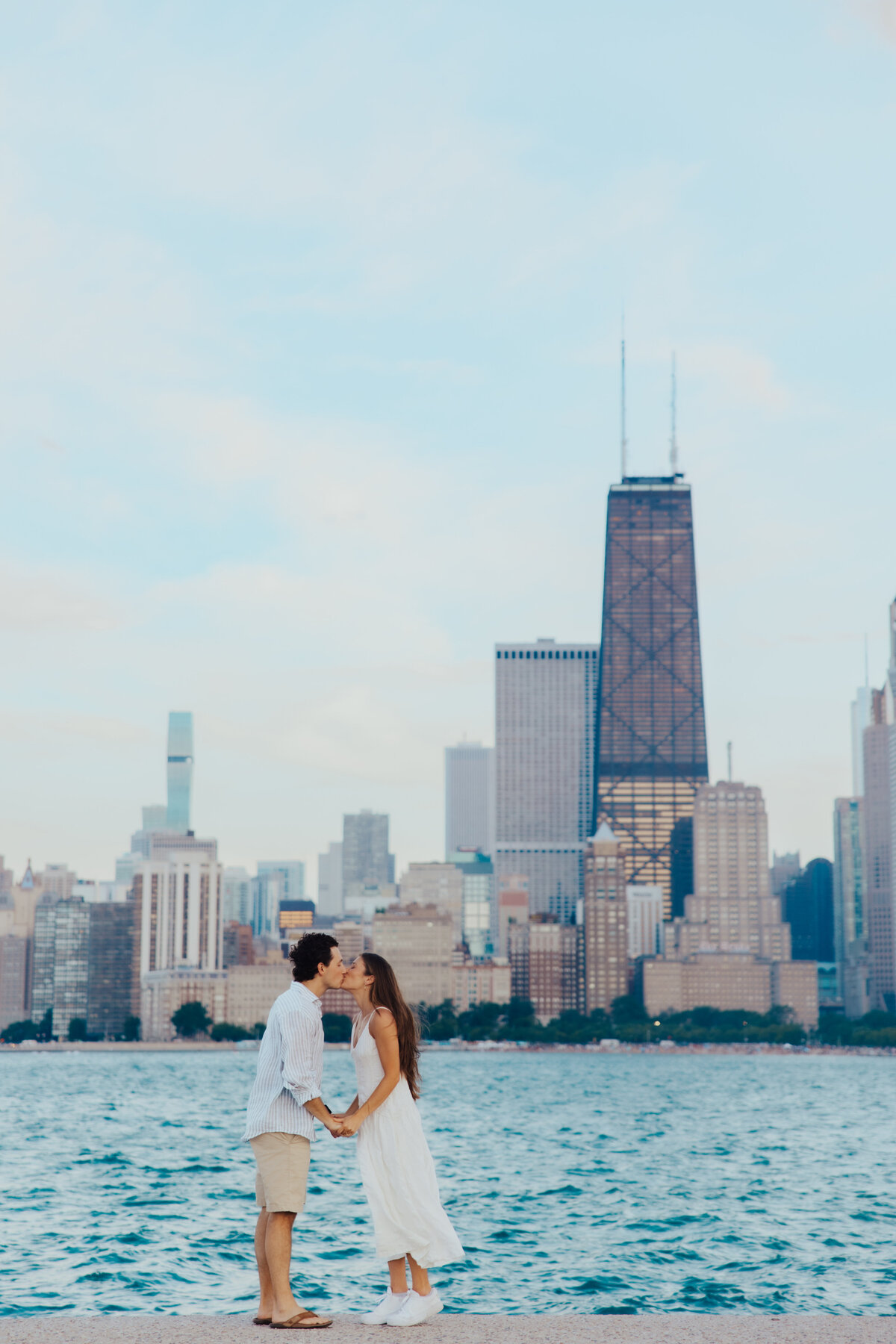 Chicago Engagement Session at North Ave Beach