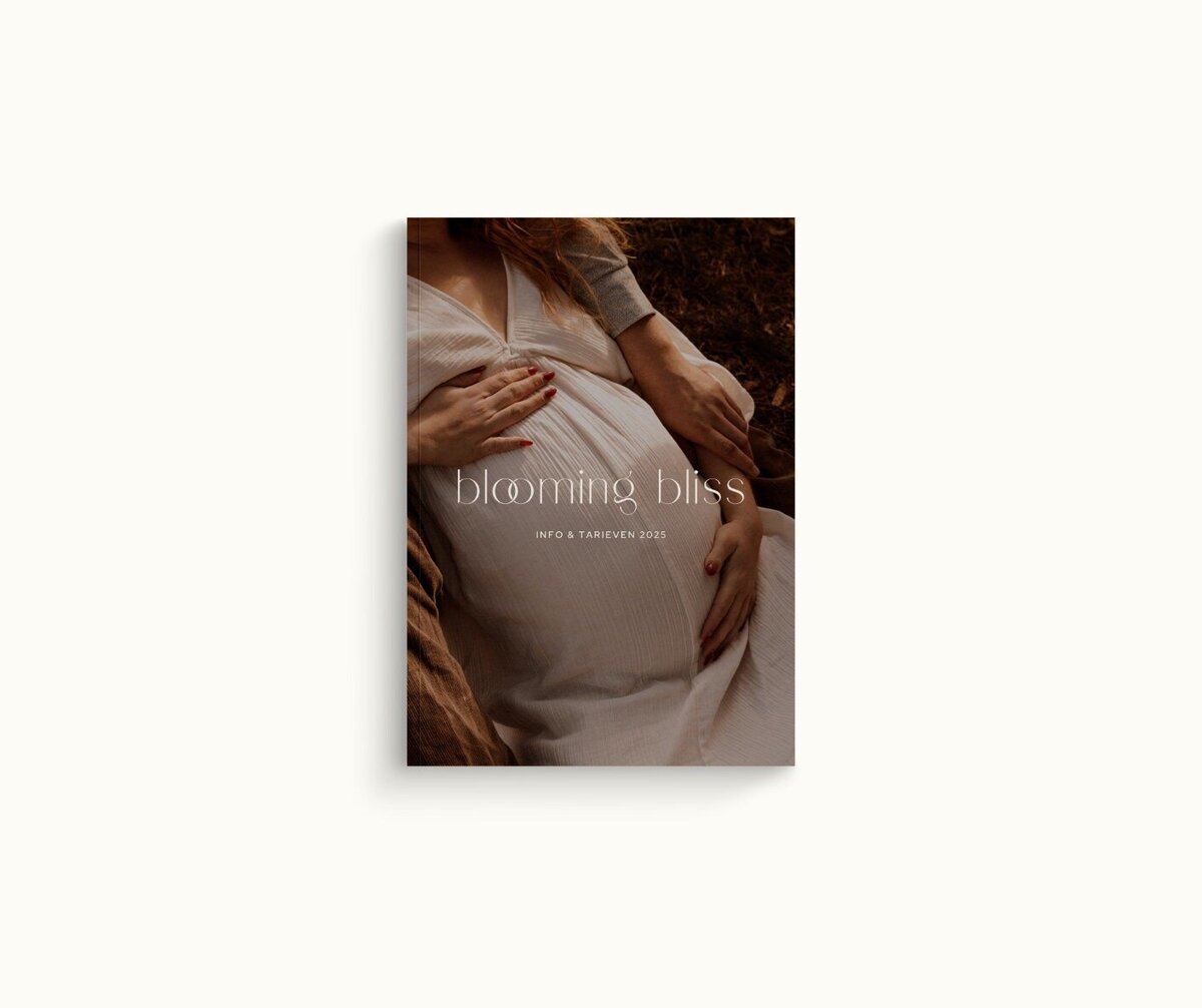 Canva brochure template Blooming Bliss 1