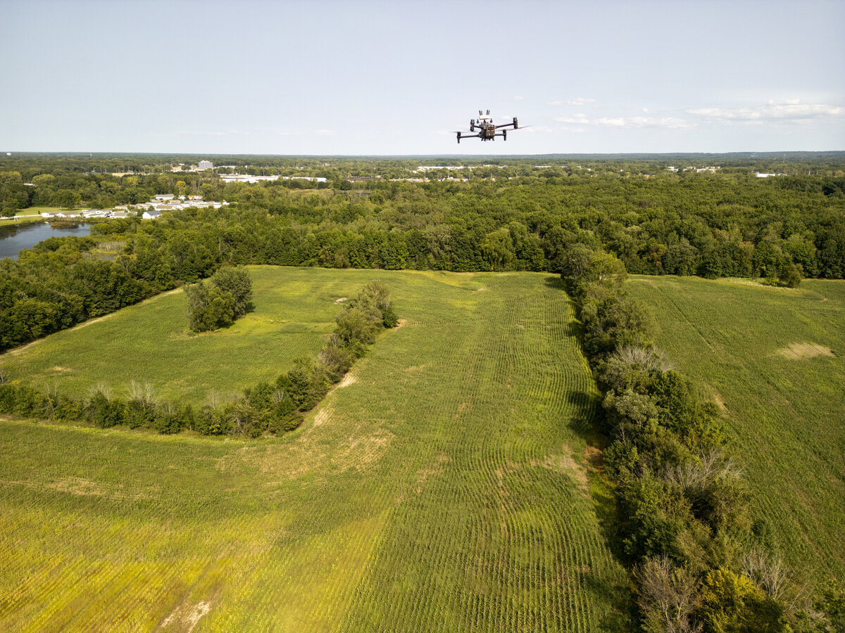 Ag drone operations with Raven 6 Rising