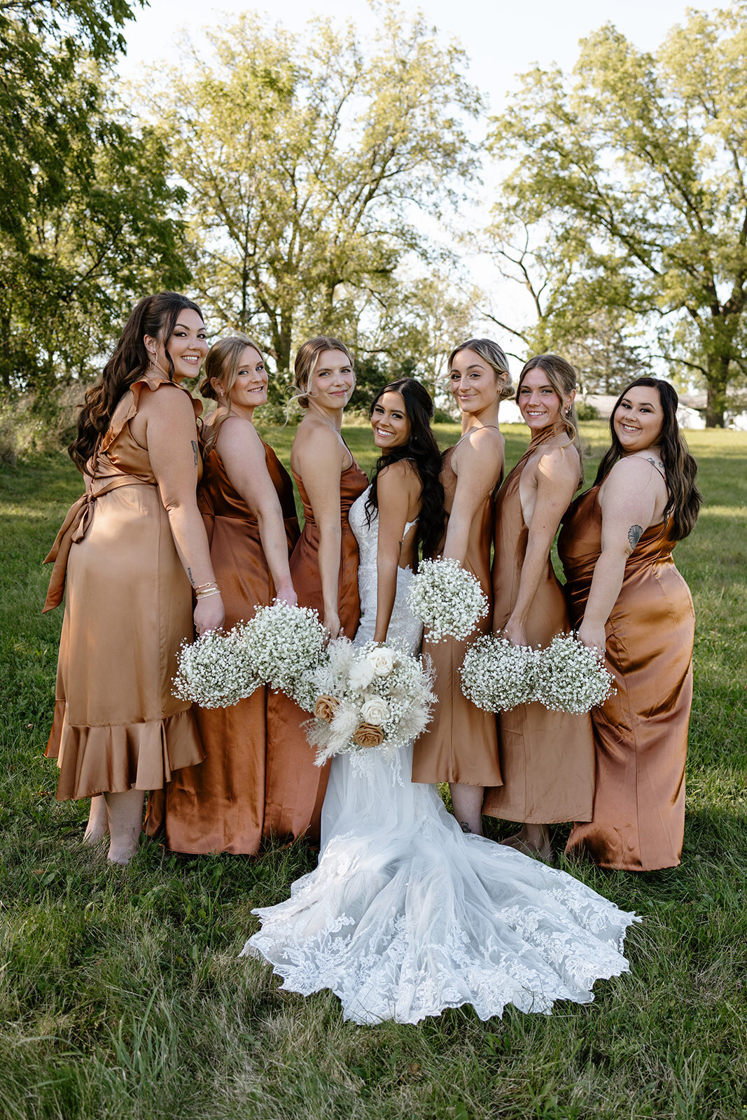 Boxed & Burlap Wedding Bridesmaids