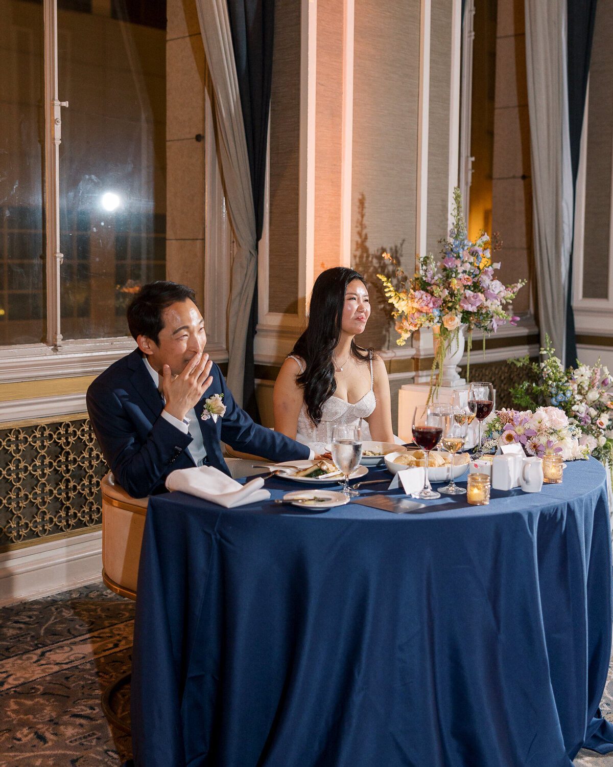Reception speeches Beacon Grand hotel San Francisco downtown wedding