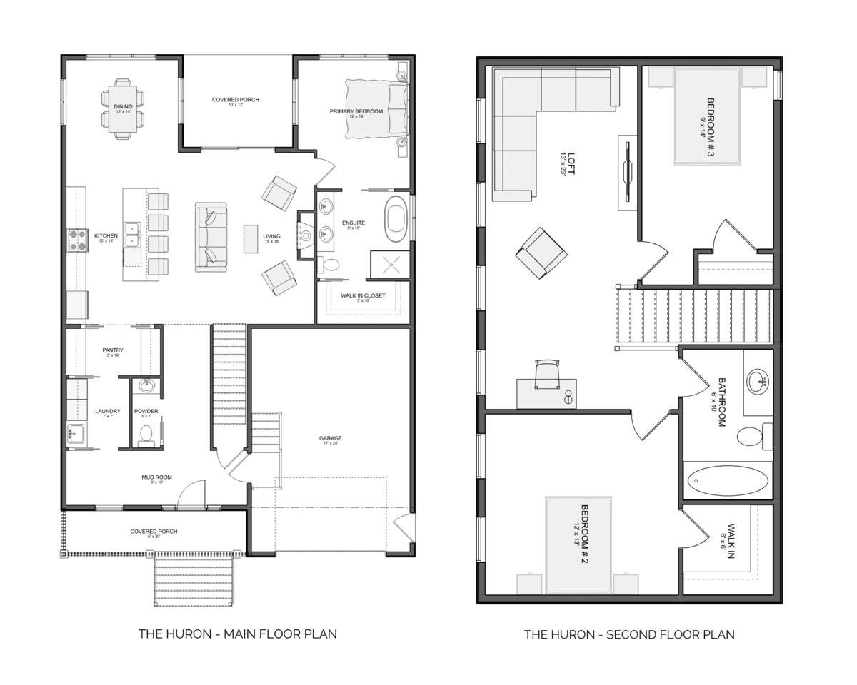 The Huron - Main and Second Floor