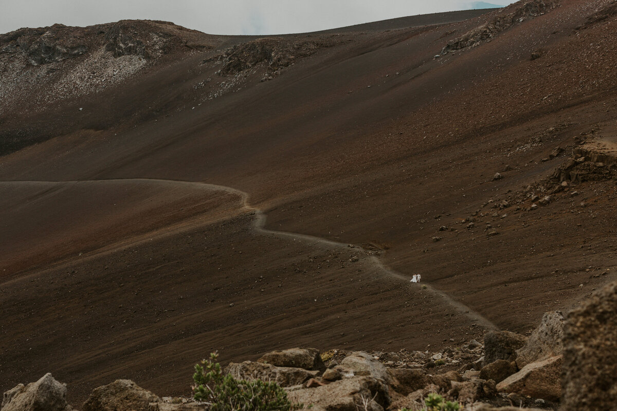 Crater Elopement in Maui