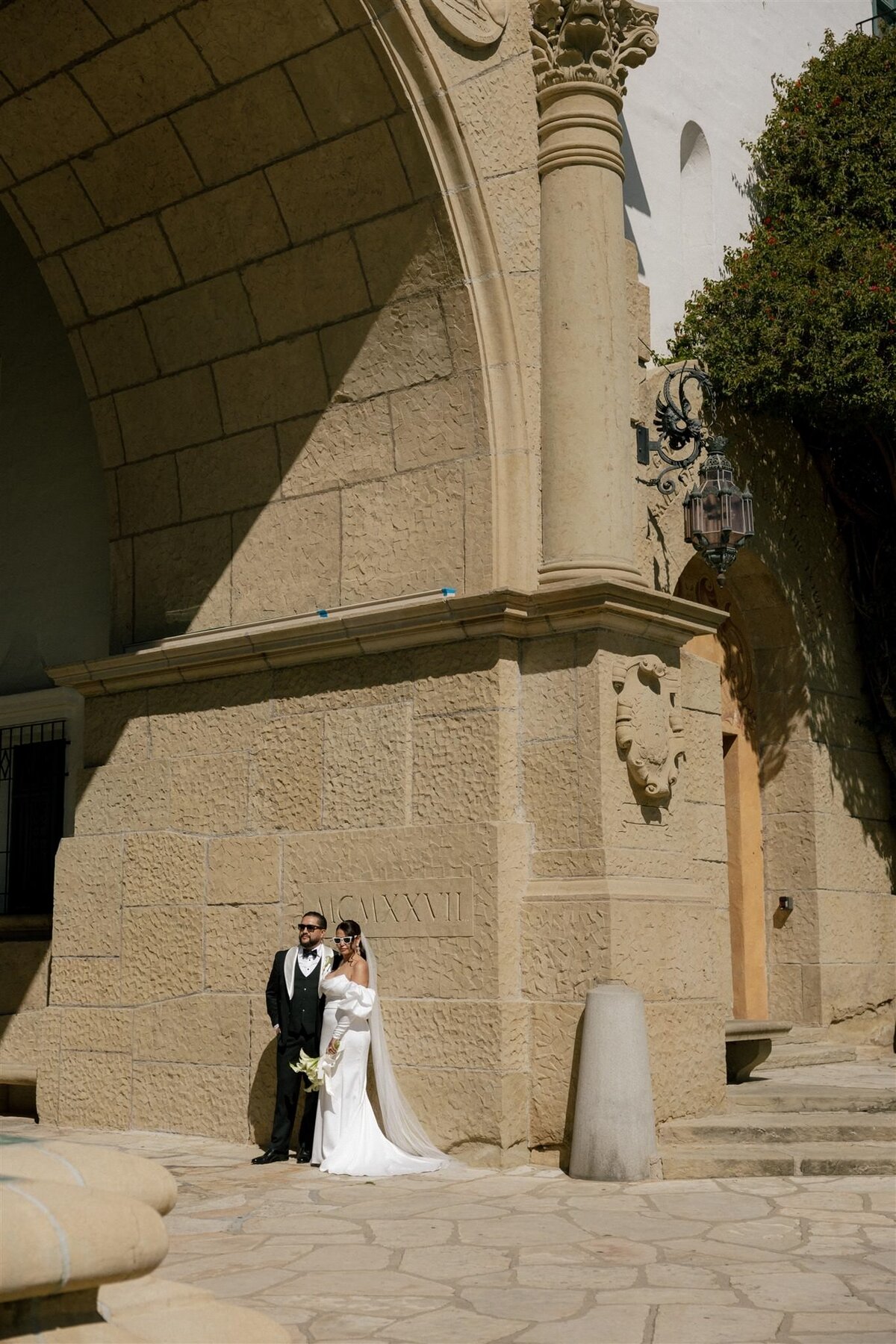 Santa Barbara Courthouse wedding ceremony - 31