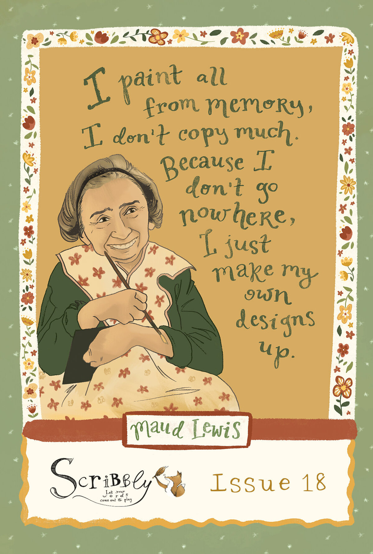 2023Scribbly18. Postcard Maud