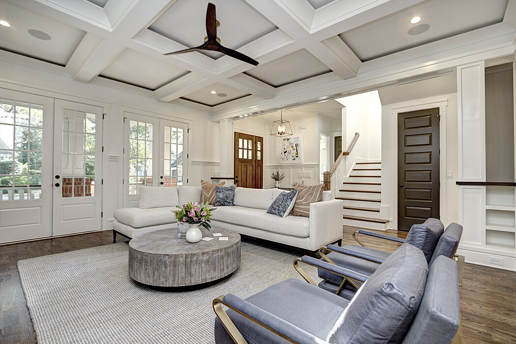 Coffered Ceiling Custom Home Design