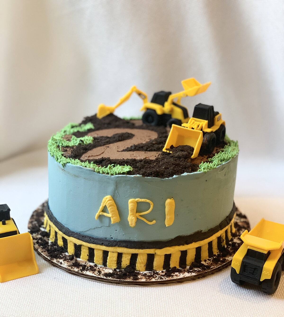 Construction Birthday cake