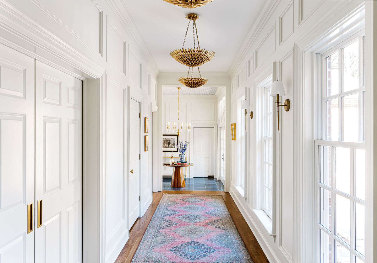 sweet southern home windmill white hallway
