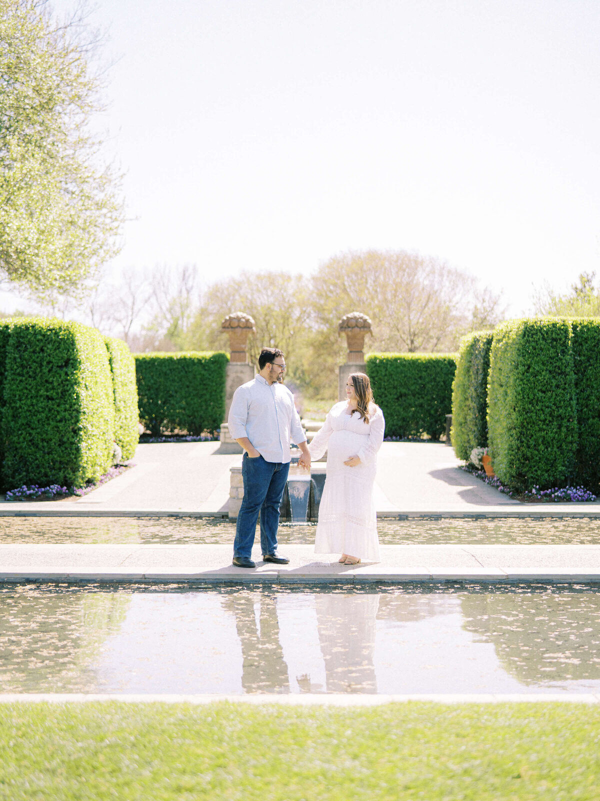 07 Dallas Arboretum Maternity Family Session Kate Panza Photography Kim and Nic