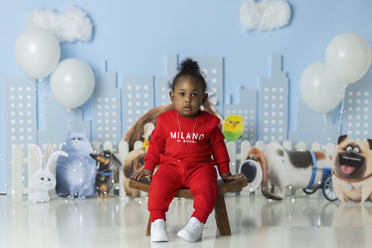 Hampton Georgia cake smash photographer, first birthday photographer in Atlanta, photography studio with props in jonesboro Georgia