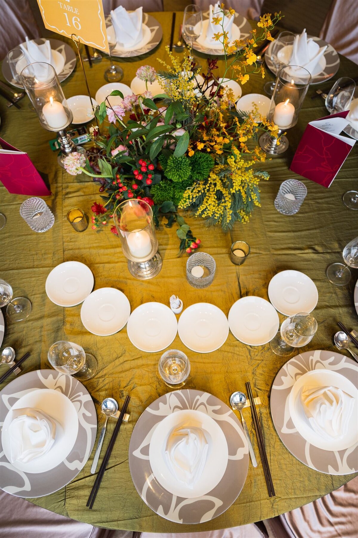Chinese wedding table 