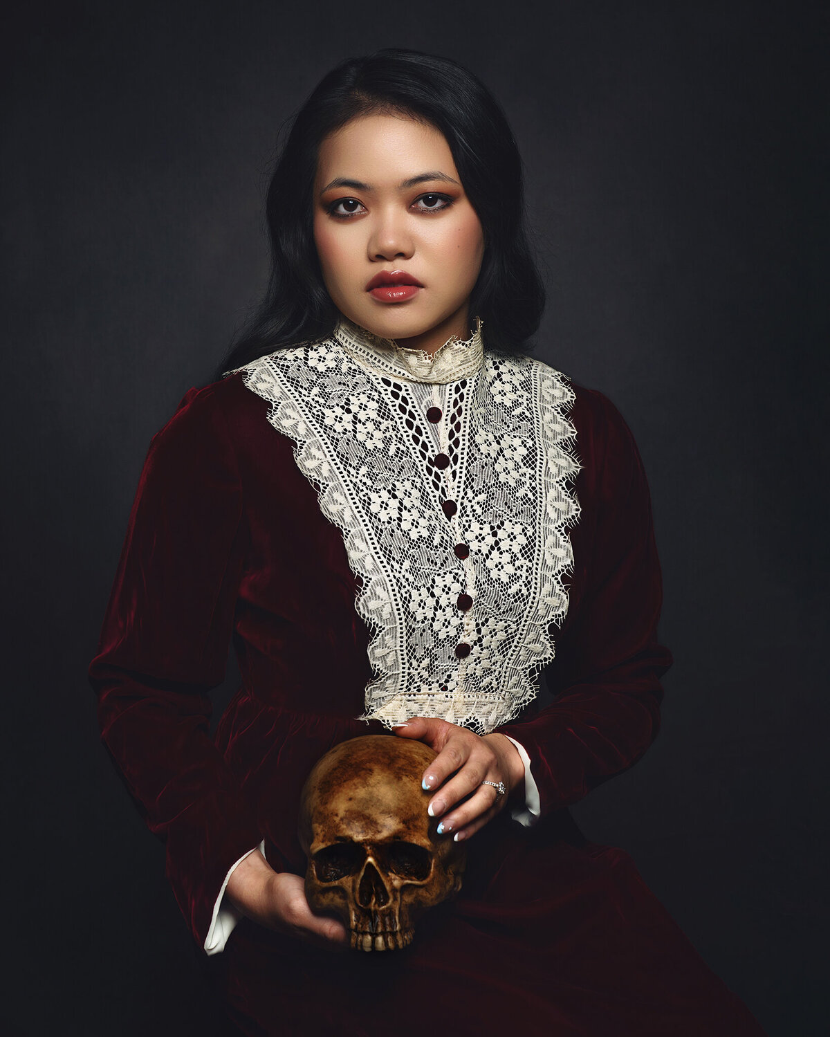 Kirkland fine art photographer at AMM Fine Art Studio — Old Masters inspired painterly portraits with dramatic, museum-style artistry.