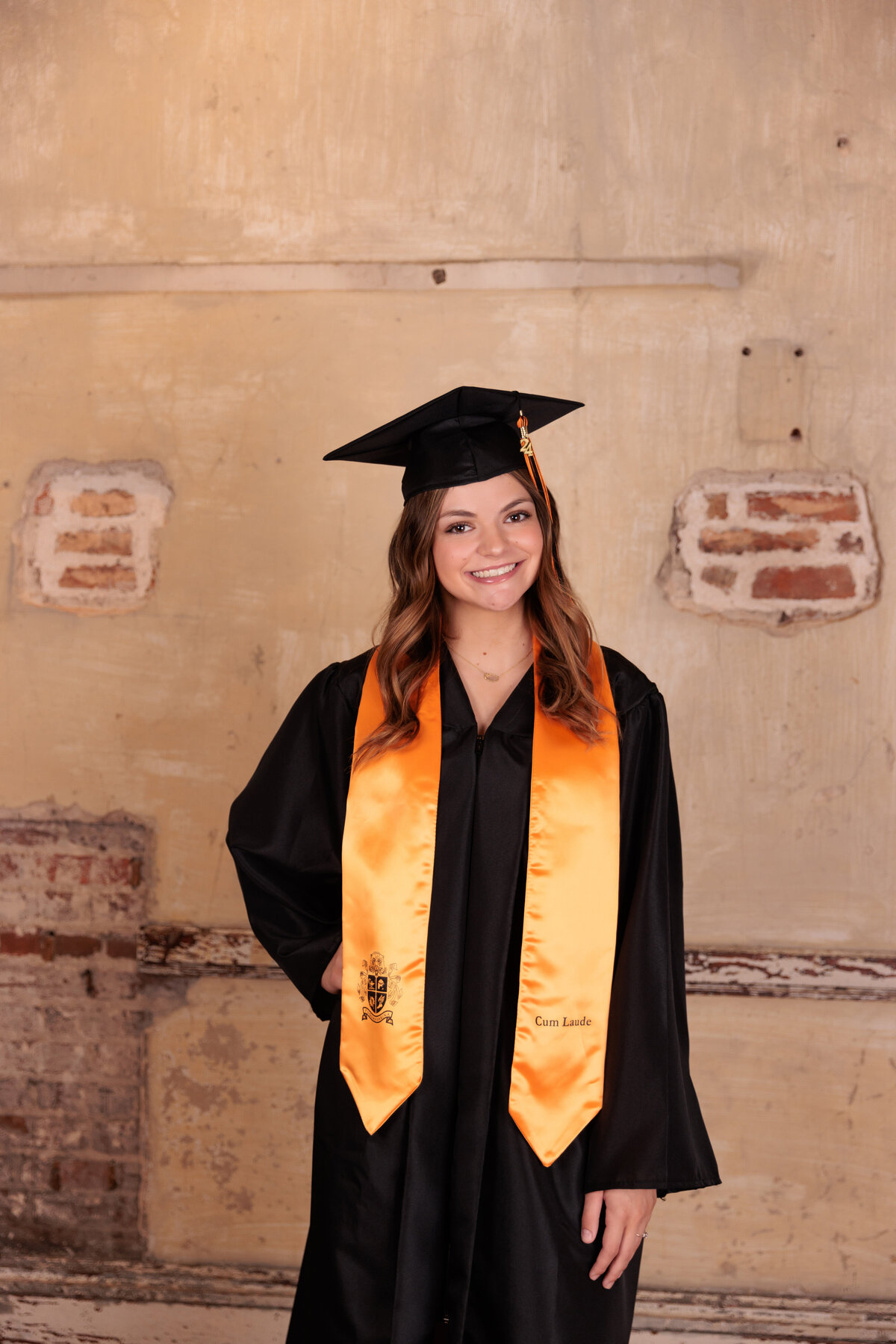 Cap & Gown Senior Pictures in downtown Raleigh