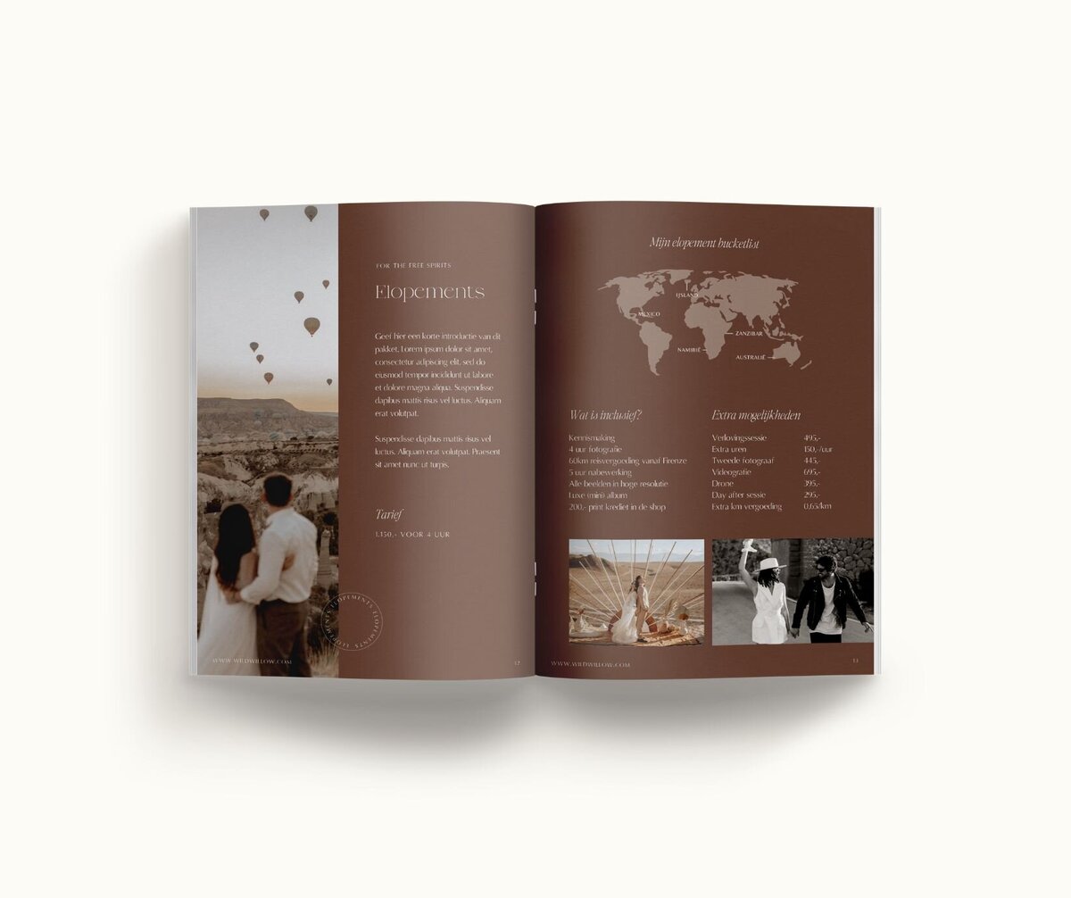 Canva brochure template Wild Willow 8