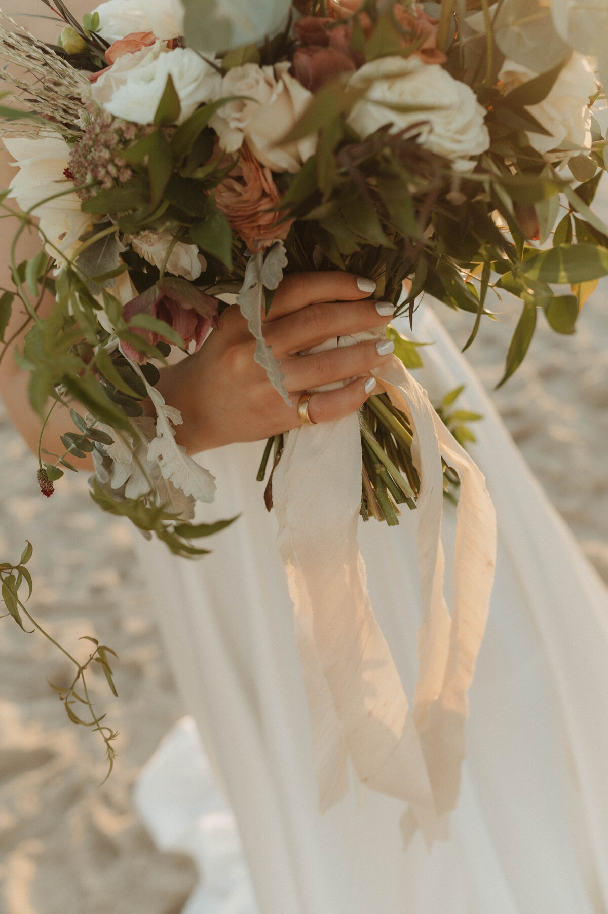Wedding photographer detail shot