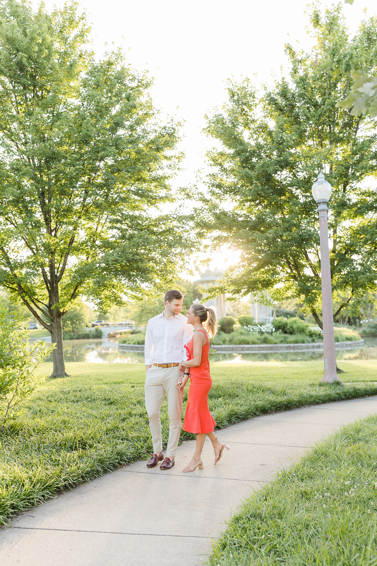 Forest Park Engagement photos St. Louis Missouri