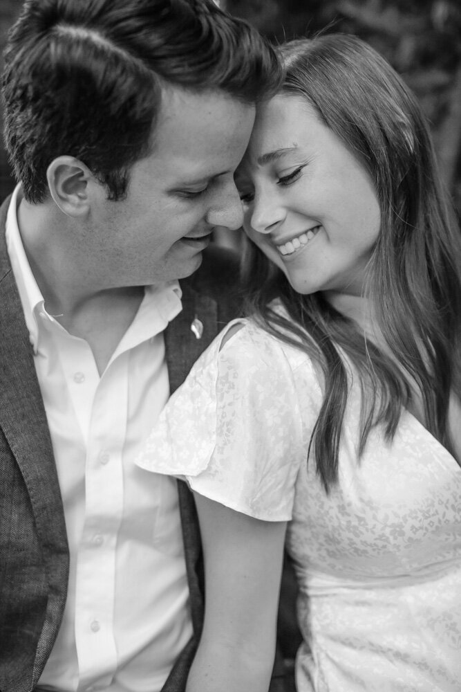 ENP - Historic Downtown Engagement Session and floral engagement outfit inspiration - Atlanta Wedding Photographer - Light and Airy Film Wedding Photographers in GA-10