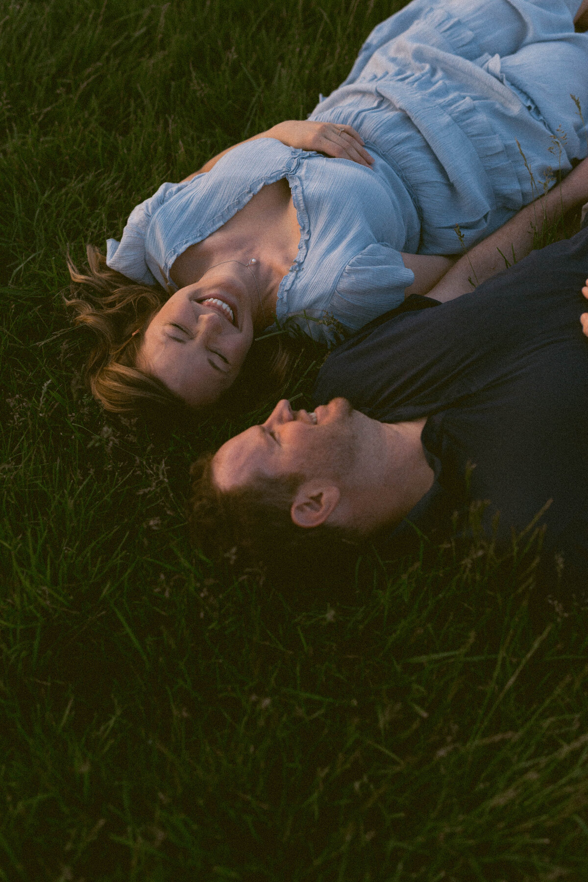 Golden Hour Engagement Photos At Hinkson Field Columbia Missouri230521--0490