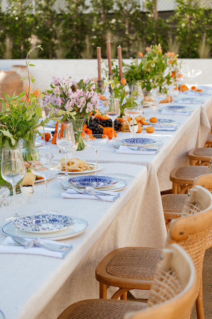luxury tablescape with coastal style etienne estate