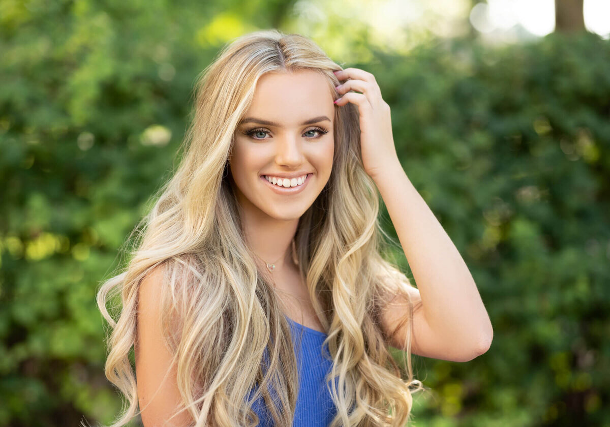 Golden hour senior photo