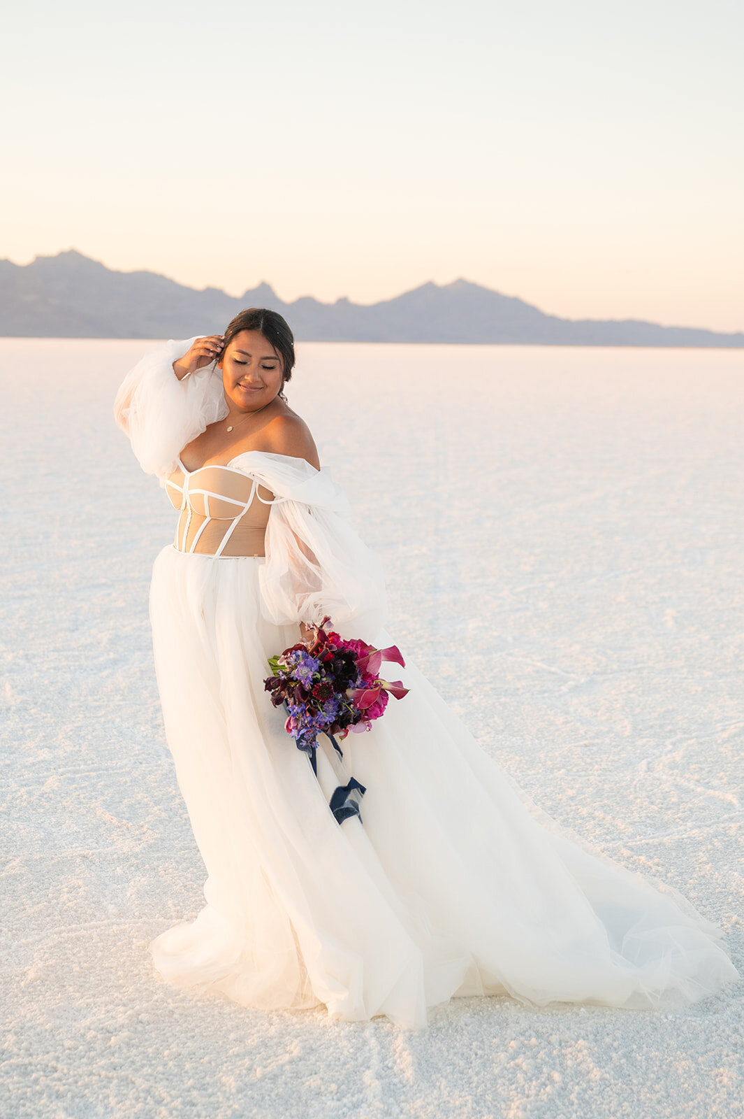 Milky Way Wedding at the Bonneville Salt Flats_048
