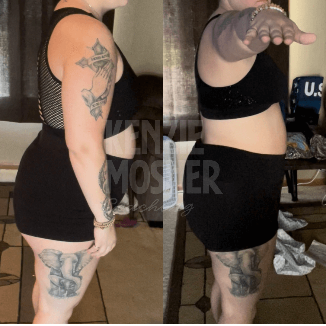 Functional fat loss transformation through personalized nutrition and lab testing.