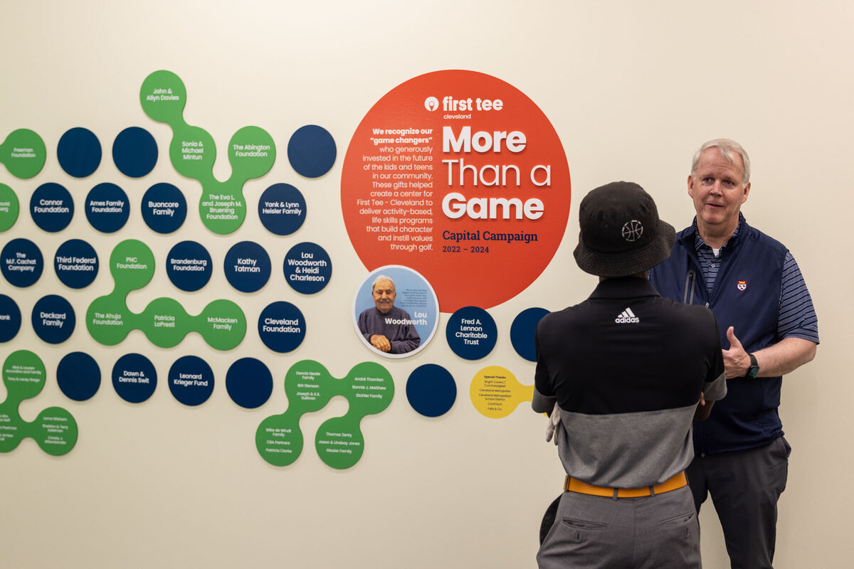 Natalie Ata Design Studio - First Tee - Cleveland Environmental Graphic Designer - Branded Environments Architectural Graphic Designer - 26
