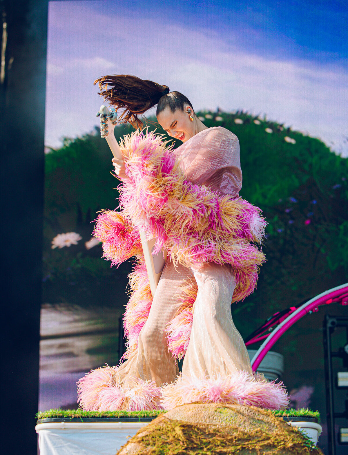 Sofi Tukker at Lollapalooza for Under the Radar Magazine