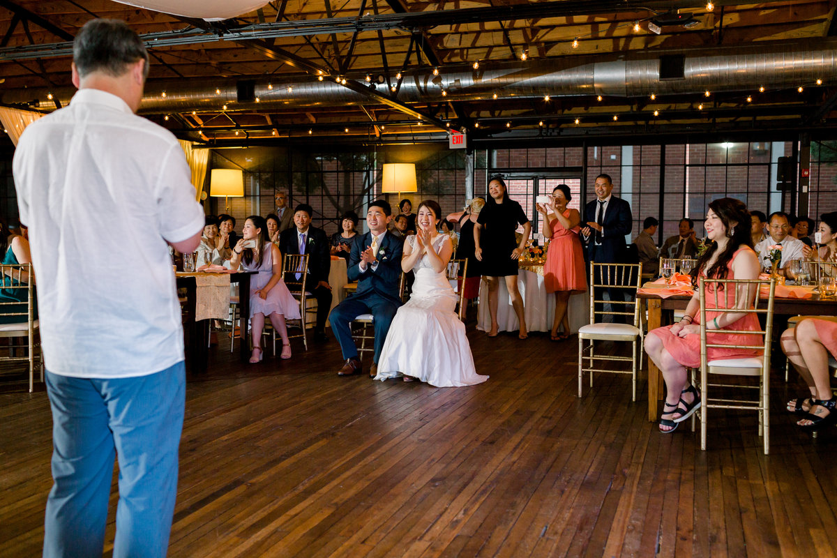 A traditional, industrial wedding at Summerour Studio in Atlanta, Georgia.