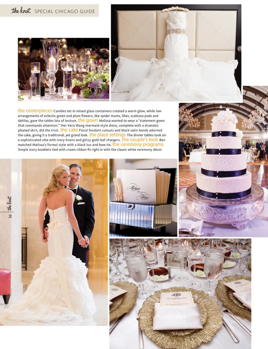 So happy to share this gorgeous wedding of Melissa and Ben at the JW Marriott in Chicago created by the very talented Reva Nathan & Associates in the Summer 2012 National Issue of The Knot. They are the sweetest most beautiful couple and we love everything about them. Thank you Rebecca Crumley, Weddings Photo Director, for selecting this wedding for your magazine. You are a doll...! Click here for a list of vendors.