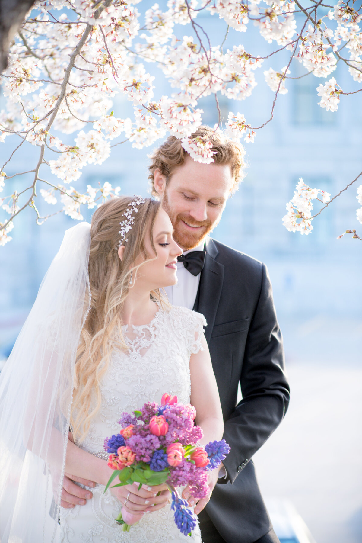Shalee&Grant - Utah Capitol Cherry Blossoms Wedding Formals -12